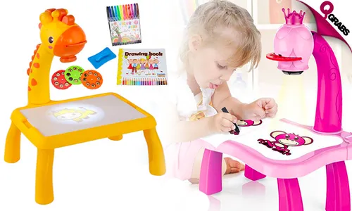 Projector Drawing Table for Kids!